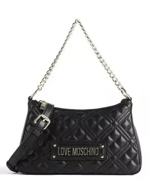 Стеганая сумка через плечо из искусственной кожи Love Moschino, черный