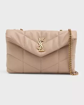Стеганая сумка через плечо Loulou Toy Puffer Saint Laurent