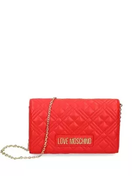 Стеганая сумка через плечо Love Moschino, красный