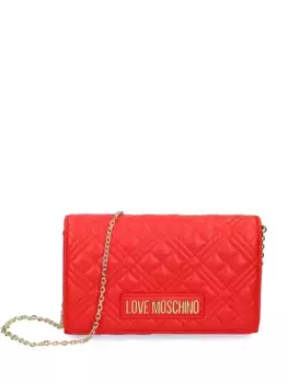 Стеганая сумка через плечо Love Moschino, красный