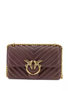 Стеганая сумка через плечо Love One PINKO, коричневый