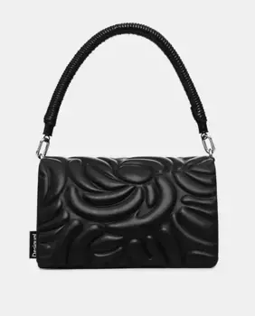 Стеганая сумка через плечо M Desigual, цвет Negro