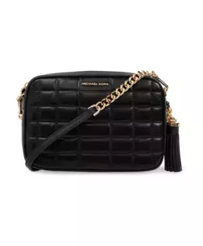 Стеганая сумка через плечо Michael Kors, черный