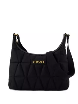 Стеганая сумка через плечо Myth Versace, черный