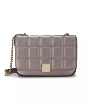 Стеганая сумка через плечо Nyra от Mia K Mkf Collection, серебряный