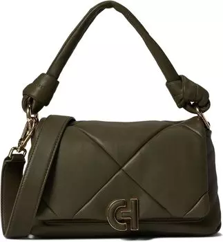 Стеганая сумка через плечо с пышной отделкой Cole Haan, цвет Tea Leaf