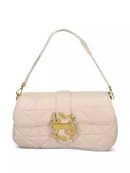 Стеганая сумка через плечо со змеиным принтом Just Cavalli, нейтральный