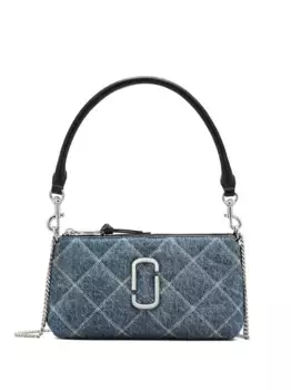 Стеганая сумка через плечо The Quilted Denim Utility MARC JACOBS, синий