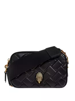 Стеганая сумка для фотоаппарата Drench Kensington с двойной молнией Kurt Geiger London, черный