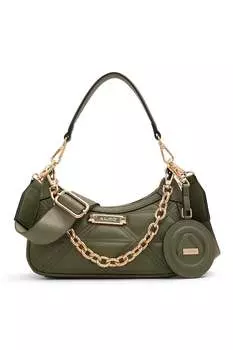 Стеганая сумка Fervent Aldo, зеленый