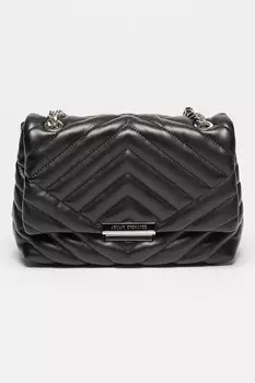 Стеганая сумка из экокожи Armani Exchange, черный