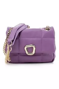 Стеганая сумка из экокожи Vince Camuto, фиолетовый