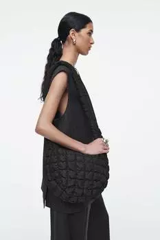 Стеганая сумка-мессенджер Cos, черный