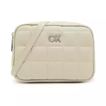 Стеганая сумка-мессенджер с повторным замком Calvin Klein, желтый