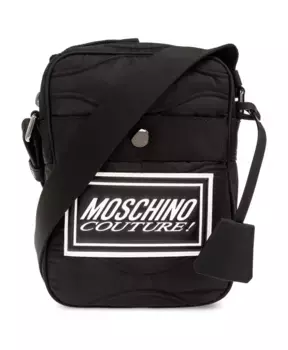 Стеганая сумка Moschino, черный