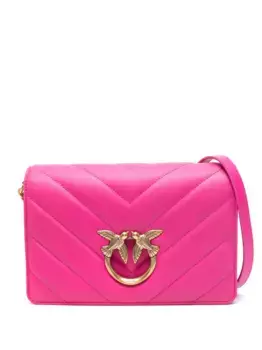 Стеганая сумка на плечо Classic Love Click PINKO, розовый