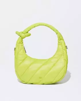 Стеганая сумка на плечо желтого цвета с застежкой-молнией Parfois, желтый