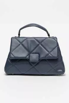 Стеганая сумка со съемным ремнем через плечо Francesca Rossi, синий