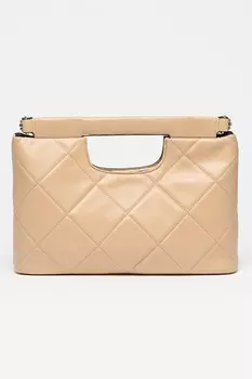 Стеганая сумка со съемным ремнем через плечо Keddo, бежевый