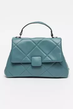 Стеганая сумка со съемным ремнем через плечо Francesca Rossi, синий