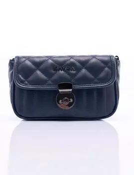 Стеганая сумка Темно-синяя Kayra