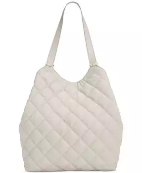 Стеганая сумка-тоут Andria очень большого размера I.N.C. International Concepts, тан/бежевый