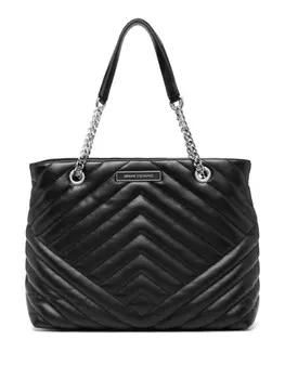 Стеганая сумка-тоут Armani Exchange, черный