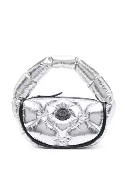 Стеганая сумка-тоут Delilah MONCLER, серебяный