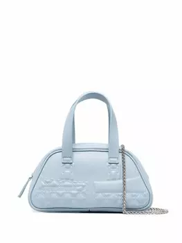 Стеганая сумка-тоут из искусственной кожи ForBitches, синий