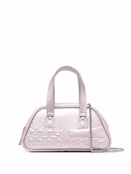 Стеганая сумка-тоут из искусственной кожи ForBitches, розовый