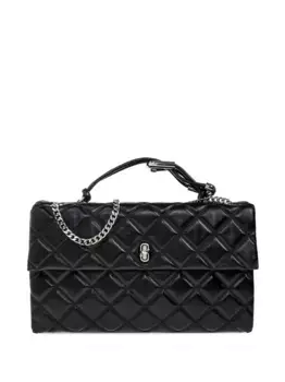 Стеганая сумка-тоут с цепочкой MARC JACOBS, черный