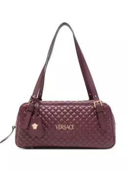Стеганая сумка-тоут VERSACE, красный