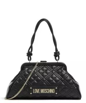 Стеганая сумочка из искусственной кожи Love Moschino, черный