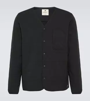 Стеганая техническая куртка Snow Peak, черный