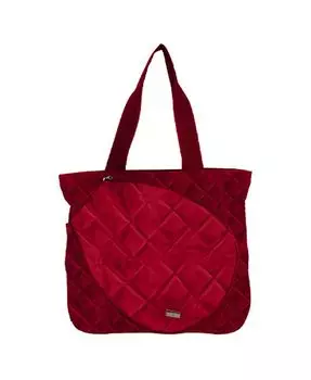 Стеганая теннисная большая сумка Hadaki, красный