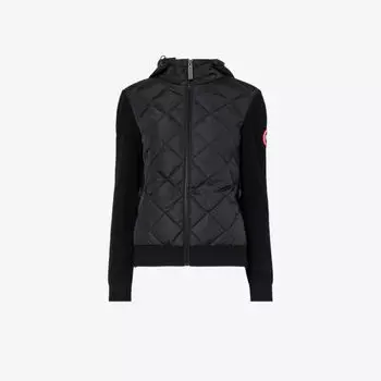 Стеганая толстовка Hybridge из шерсти Canada Goose, черный
