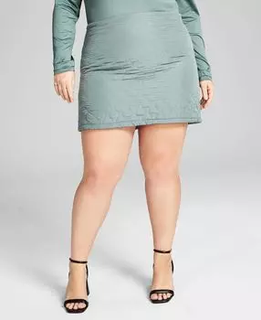 Стеганая юбка больших размеров And Now This