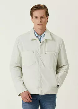 Стеганая верхняя рубашка цвета экрю Neil Barrett