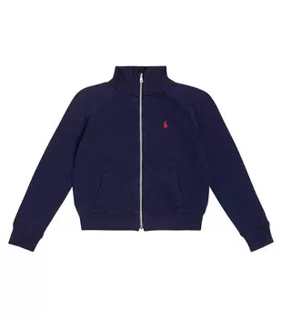 Стеганая жаккардовая толстовка Polo Ralph Lauren, синий