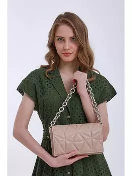 Стеганая женская сумка через плечо с цепочкой Madamra