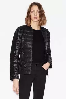 Стеганая зимняя куртка Armani Exchange, черный