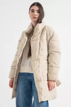 Стеганая зимняя куртка Gap, коричневый