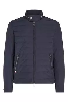 Стеганая зимняя куртка на молнии Tommy Hilfiger, синий