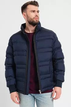 Стеганая зимняя куртка на вате Boss, синий