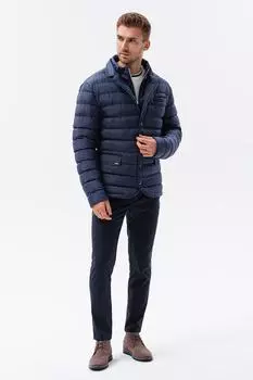 Стеганая зимняя куртка Ombre, синий