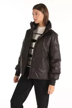 Стеганая зимняя куртка с высоким воротником Colin'S, коричневый