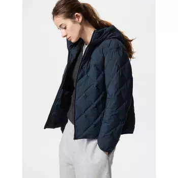 Стеганный пуховик Uniqlo Pufftech, 68 синий