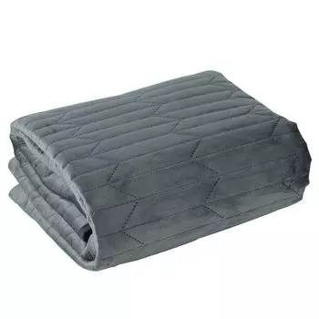 Стеганое одеяло из бархата. Покрывало бархатное. SOFIA мягкое декоративное 1 220х240 см. Темно-мятный Eurofirany