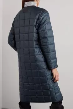 Стеганое пальто Andy, темно-синий