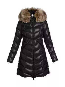 Стеганое пальто Archivio Dna Marre Moncler, черный